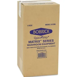 Best Matrix Series 6.25 in. x 6.88 in. x 13.5 in. Two-Roll Tissue Dispenser - Gray Paper & Dispensers