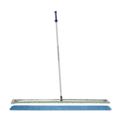 Outlet 60 in. Wide Microfiber Head SuperCourt Athletic Floor Care System - Silver/Blue Aluminum Handle Cleaning & Janitorial Supplies