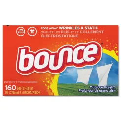 Hot Fabric Softener Sheets (6/Carton) Cleaning & Janitorial Supplies