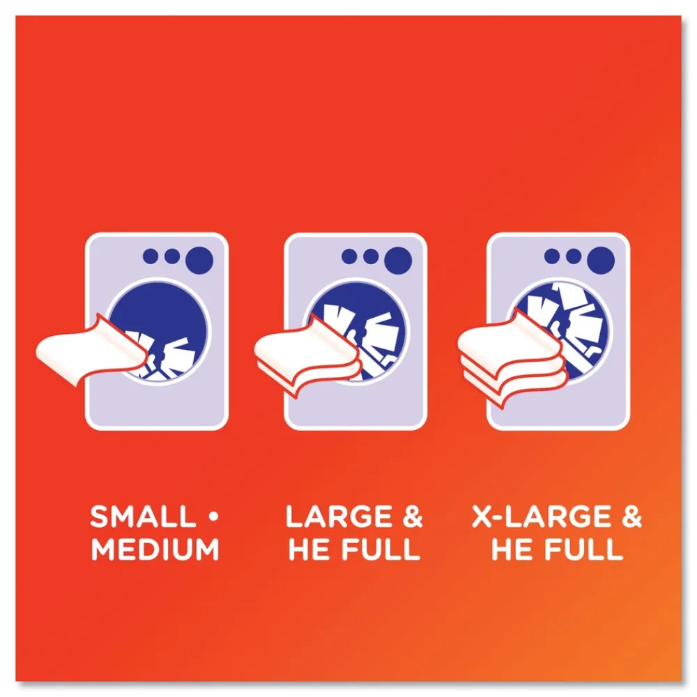 Hot Fabric Softener Sheets (6/Carton) Cleaning & Janitorial Supplies