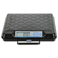 100 lbs. Capacity 12.5 in. x 10.95 in. x 2.2 in. Platform Portable Electronic Utility Bench Scale Mailing, Packing & Shipping