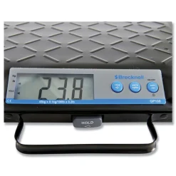 100 lbs. Capacity 12.5 in. x 10.95 in. x 2.2 in. Platform Portable Electronic Utility Bench Scale Mailing, Packing & Shipping