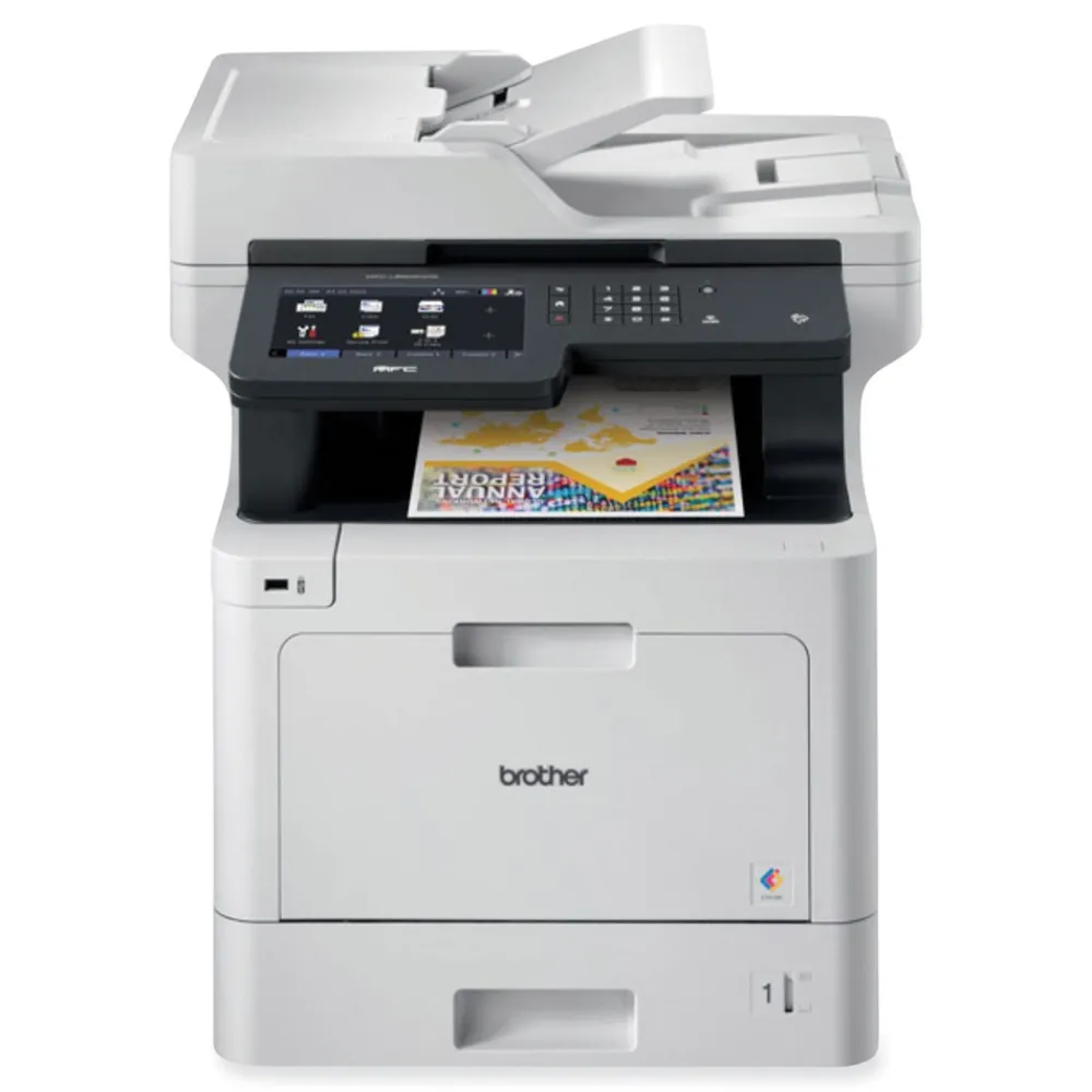 New 7 in. Color Touchscreen Copy/Fax/Print/Scan Color Laser All-in-One Printer Office Electronics & Batteries