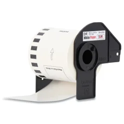 2.44 in. x 50 ft. Continuous Paper Label Tape - White (3/Pack) Labels & Label Makers