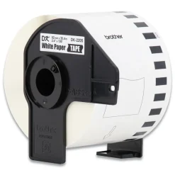 Best 2.4 in. x 100 ft. Continuous Paper Label Tape - White (3/Pack) Labels & Label Makers
