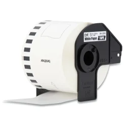 Best 2.4 in. x 100 ft. Continuous Paper Label Tape - White (3/Pack) Labels & Label Makers