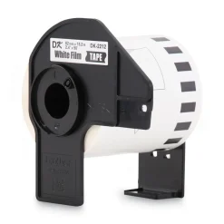 New 2.4 in. x 50 ft. Continuous Film Label Tape - White (1-Roll) Labels & Label Makers