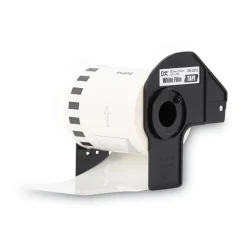 New 2.4 in. x 50 ft. Continuous Film Label Tape - White (1-Roll) Labels & Label Makers