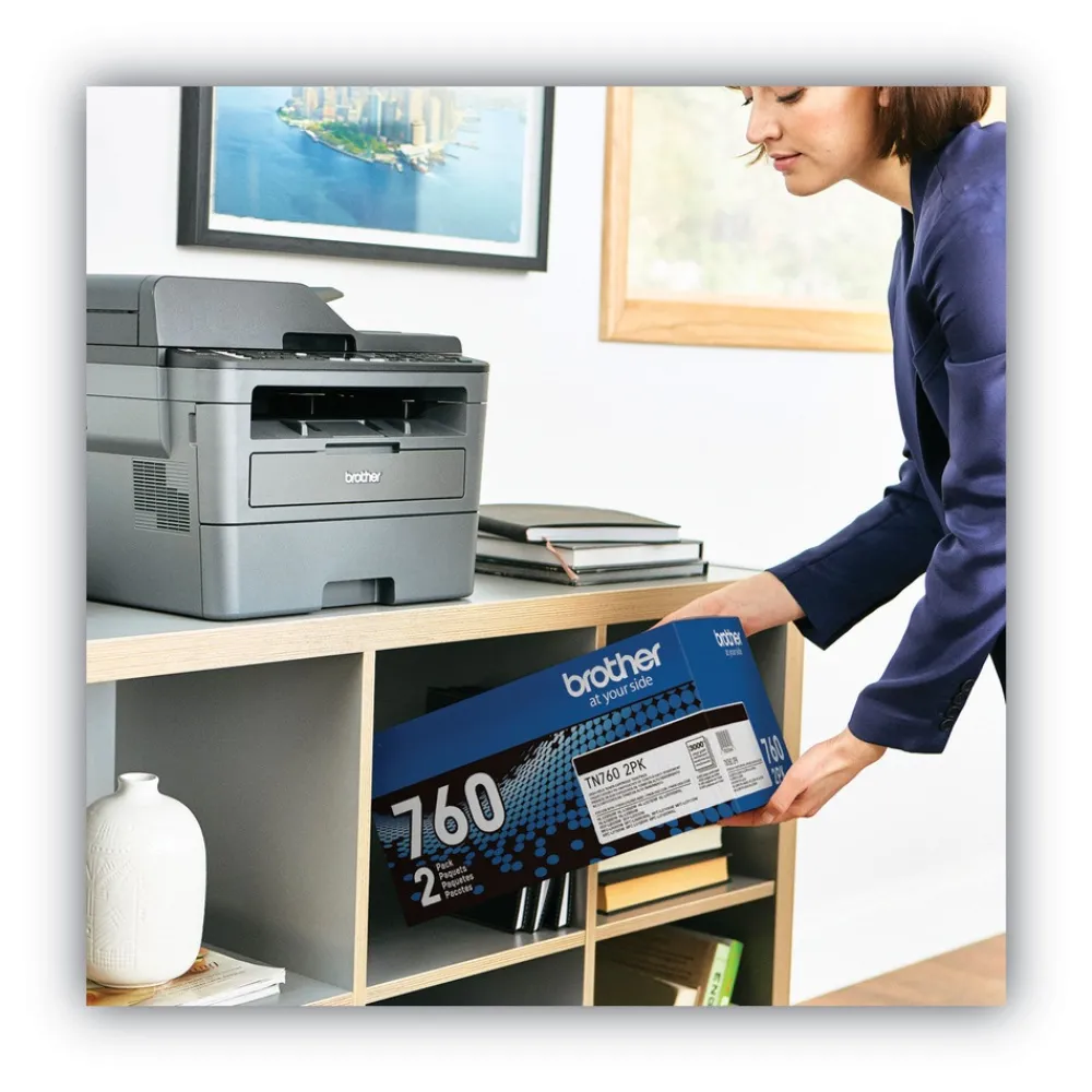 Sale 3,000 Page-Yield High-Yield Toner - Black (2/Pack) Office Electronics & Batteries