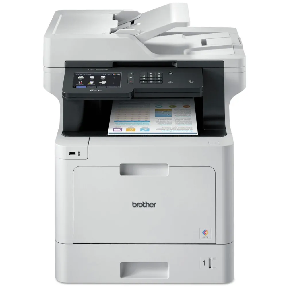 Hot Business Color Laser All-in-One Printer with Duplex Print, Scan, Copy and Wireless Networking Office Electronics & Batteries