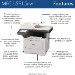 Hot Business Monochrome AIO Copy/Fax/Print/Scan Laser Printer Office Electronics & Batteries