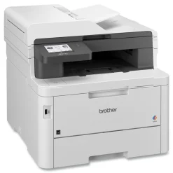 Sale Copy/Fax/Print/Scan Wireless Digital Laser Color All-in-One Printer - White Office Electronics & Batteries