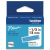 New 0.47 in. x 13.1 ft. Genuine P-Touch BTAG Label Tapes - Blue on Light Blue Labels & Label Makers