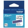 Outlet 0.47 in. x 13.1 ft. Genuine P-Touch BTAG Label Tapes - Black on Purple Labels & Label Makers