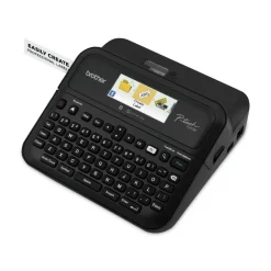 P-Touch 10.2 in. x 4.8 in. x 12.6 in. 30 mm/s Print Speed Business Professional Connected Label Maker Labels & Label Makers