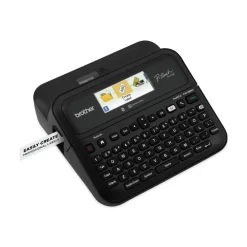 P-Touch 10.2 in. x 4.8 in. x 12.6 in. 30 mm/s Print Speed Business Professional Connected Label Maker Labels & Label Makers