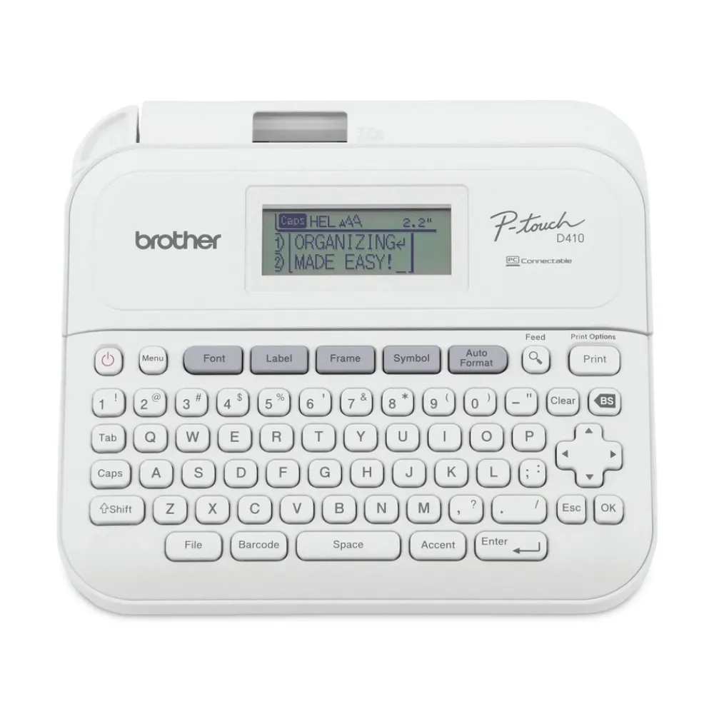 Outlet P-Touch PT-D410 8.9 in. x 3.9 in. x 12.3 in. 20 mm/s Advanced Connected Label Maker Labels & Label Makers