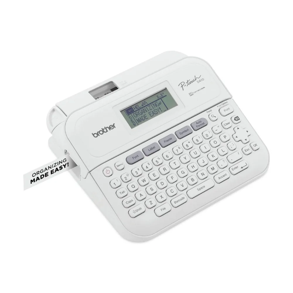 Outlet P-Touch PT-D410 8.9 in. x 3.9 in. x 12.3 in. 20 mm/s Advanced Connected Label Maker Labels & Label Makers