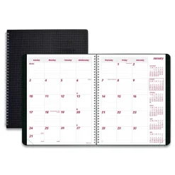 Clearance 14-Month: Dec 2025 to Jan 2027 8.88 in. x 7.13 in. DuraFlex Planner - Black Cover Calendars & Planners