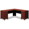 New 70.13 in. X 70.13 in. X 29.75 in. Enterprise Collection L-Desk Surface - Harvest Cherry Office Furniture & Lighting