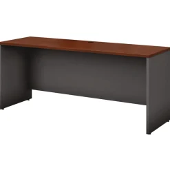 Clearance 71.13 in. x 23.38 in. x 29.88 in. Series C Collection 72W Credenza Shell - Hansen Cherry Office Furniture & Lighting