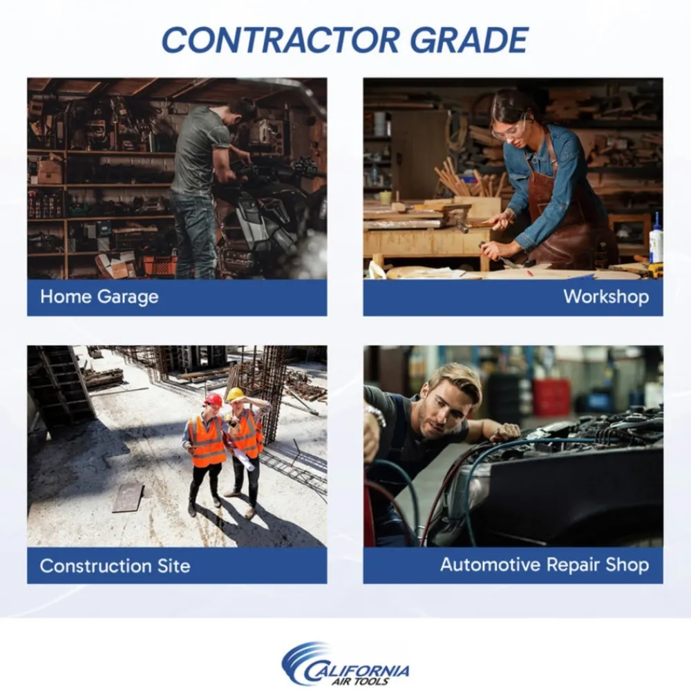 Hot 8010 1 HP 8 Gallon Ultra Quiet and Oil-Free Steel Tank Wheelbarrow Air Compressor Air Compressors