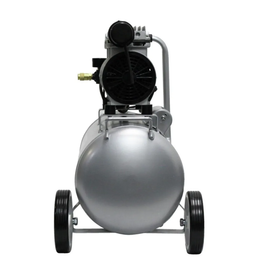 Hot 8010 1 HP 8 Gallon Ultra Quiet and Oil-Free Steel Tank Wheelbarrow Air Compressor Air Compressors
