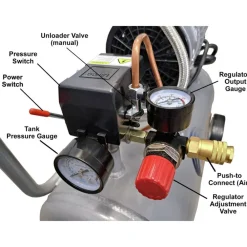 Hot 8010 1 HP 8 Gallon Ultra Quiet and Oil-Free Steel Tank Wheelbarrow Air Compressor Air Compressors