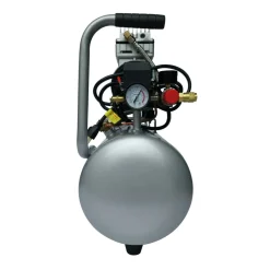 Outlet 1 HP 8 Gallon Ultra Quiet and Oil-Free Aluminum Tank Wheelbarrow Air Compressor Air Compressors