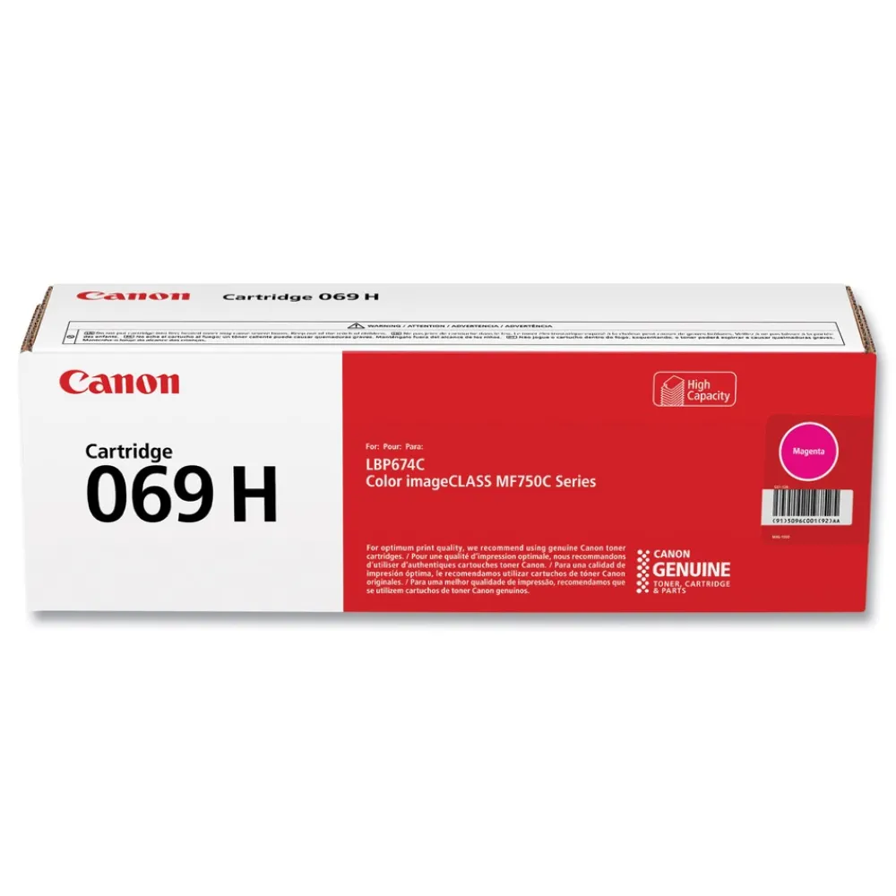 Clearance (069H) 5,500 Page-Yield High-Yield Toner - Magenta Office Electronics & Batteries