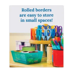 Online 2.25 in. x 65 ft. Rolled Scalloped Borders - Lime Arts & Crafts Supplies