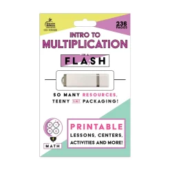 Sale 236 Pages Grades 2 to 4 (Ages 7 to 9) In a Flash USB - Intro to Multiplication Office Electronics & Batteries