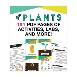 191 Pages Grades K to 3 (Ages 5 to 8) In a Flash USB - Plants Office Electronics & Batteries