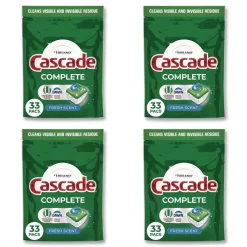 Sale Complete ActionPacs, Fresh Scent, 17.6 oz Bag, 33 Pacs/Bag, 4 Bags/Carton Odor Control