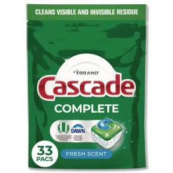Sale Complete ActionPacs, Fresh Scent, 17.6 oz Bag, 33 Pacs/Bag, 4 Bags/Carton Odor Control