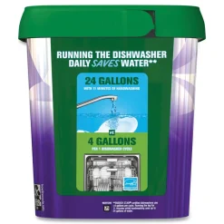 Online Platinum Plus 28.4 oz. Tub ActionPacs Dishwasher Detergent Pods - Fresh Scent (3/Carton) Cleaning & Janitorial Supplies