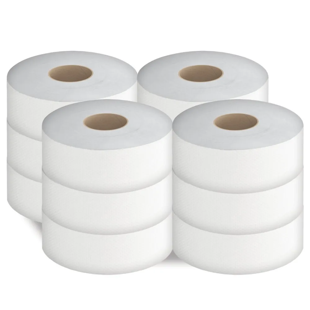 Online 3.3 in. x 750 ft. 2-Ply Septic Safe Select Jumbo Bath Tissue - White (12/Carton) Cleaning & Janitorial Supplies
