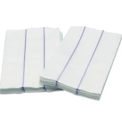Outlet 13 in. x 24.25 in. 1/4 Fold Tuff-Job Foodservice Towels - White/Blue (72/Carton) Cleaning & Janitorial Supplies