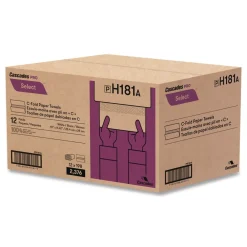 Online 3.75 in. x 10 in. 1-Ply C-Fold Select Paper Towels - White (12 Packs/Carton) Cleaning & Janitorial Supplies