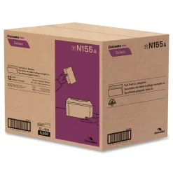 Outlet 12 in. x 8.5 in. 1-Ply Select Full Fold II Napkins - White (12 Packs/Carton) Tabletop And Serveware