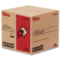 Outlet 12 in. x 13 in. Tuff-Job Spunlace Towels Jumbo Roll - Blue (1 Roll/Carton) Paper & Dispensers