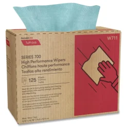 Discount 9.75 in. x 16.75 in. Tuff-Job S700 High Performance Wipers - Blue (6 Boxes/Carton) Cleaning & Janitorial Supplies