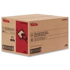 Clearance 12 in. x 13 in. Tuff-Job S400 DRC Medium Wipers - White (18 Packs/Carton) Cleaning & Janitorial Supplies