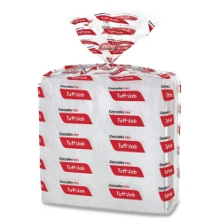 Clearance 12 in. x 13 in. Tuff-Job S400 DRC Medium Wipers - White (18 Packs/Carton) Cleaning & Janitorial Supplies