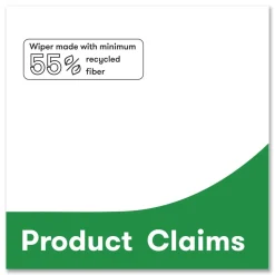 Clearance 12 in. x 13 in. Tuff-Job S400 DRC Medium Wipers - White (18 Packs/Carton) Cleaning & Janitorial Supplies