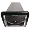 Online DN200 6.25 in. x 18 in. x 6.5 in. Tandem In-Counter Interfold Napkins Dispenser - Black Paper & Dispensers