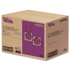 Best N020 12 in. x 12 in. 1 Ply Select Luncheon Napkins - White (6000/Carton) Paper & Dispensers