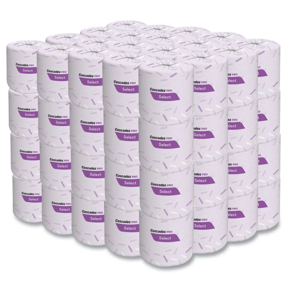 Sale 2-Ply Septic Safe Select Standard Bath Tissue - White (80 Rolls/Carton) Cleaning & Janitorial Supplies