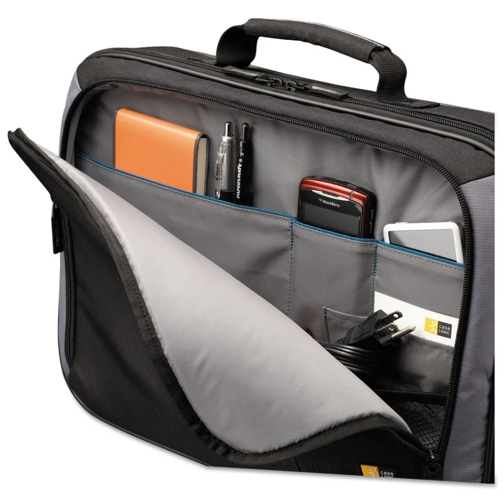 Best 19.3 in. x 3.9 in. x 14.2 in. Dobby Nylon Track Clamshell Case Fits Devices Up to 18 in. - Black Office Accessories