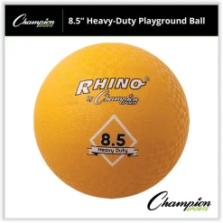 Clearance 8.5 in. Diameter Heavy Duty Playground Ball - Yellow Toys